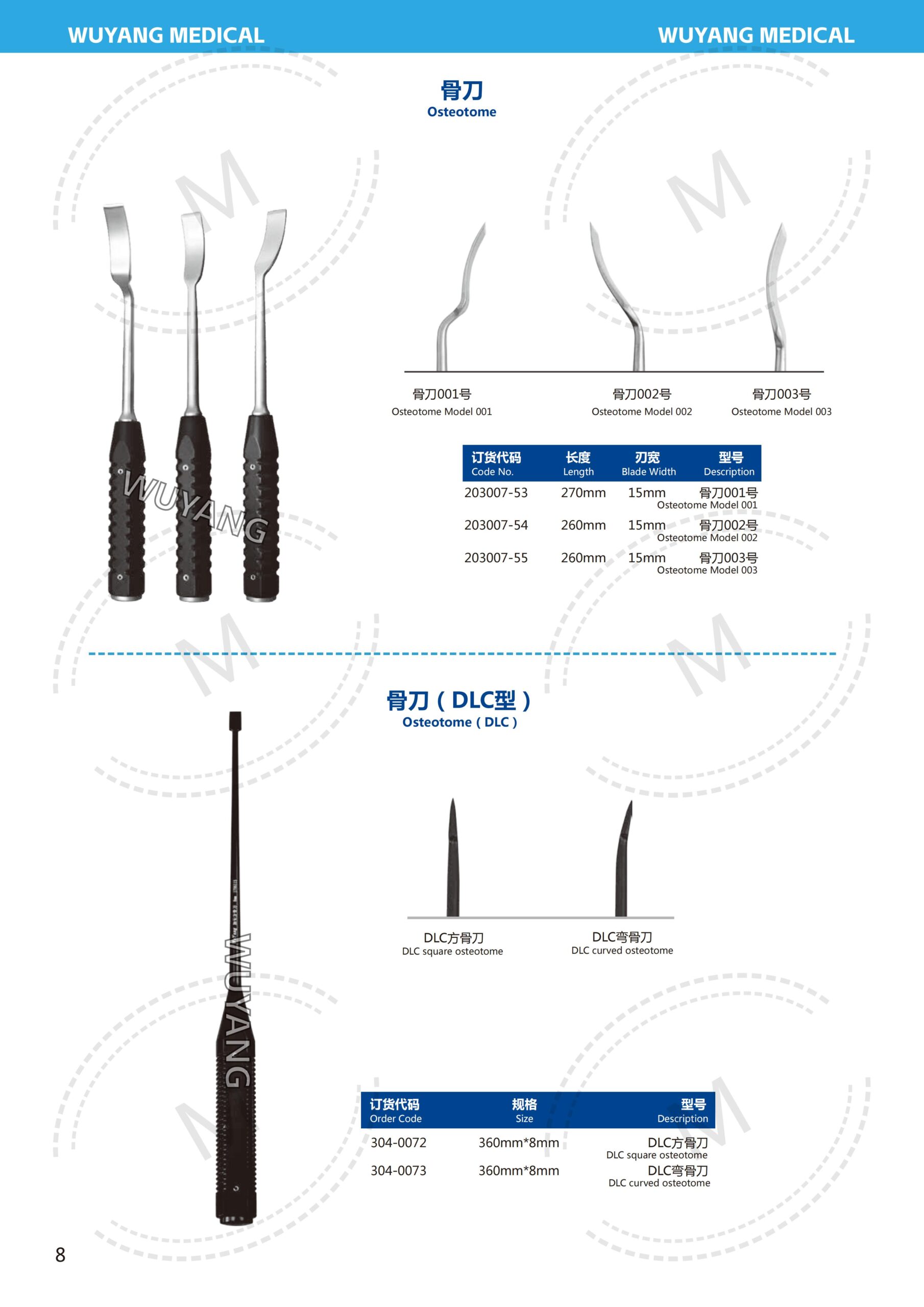 Dụng cụ đục xương 9 3. 骨刀系列 Osteotome S 08 scaled