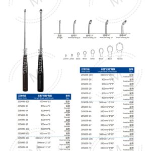 Dụng cụ nạo xương ( Curette ) 15 4. 骨刮匙系列 Curette Se 02