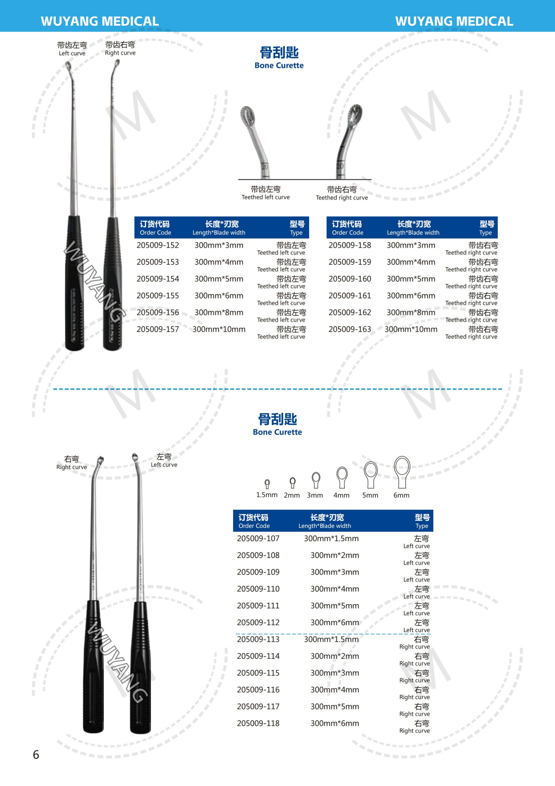 Dụng cụ nạo xương ( Curette ) 7 4. 骨刮匙系列 Curette Se 06 scaled