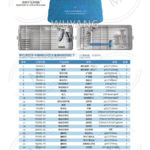 Bộ dụng cụ phẫu thuật xâm lấn tối thiểu cột sống